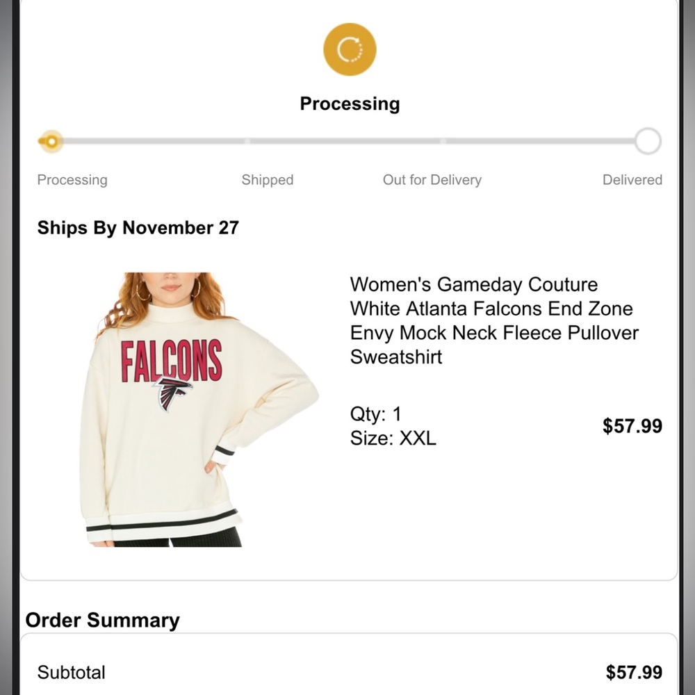 Women’s Atlanta Falcons Pullover Sweatshirt